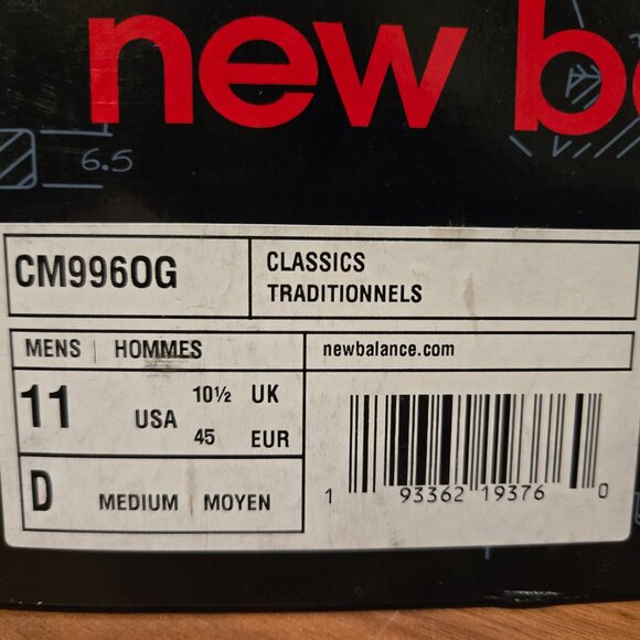 New Balance 996 OG Men's Size 11 - Picture 5 of 5